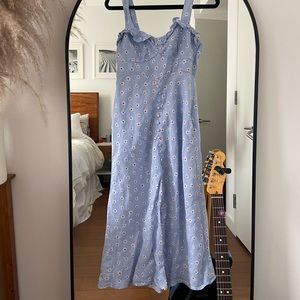 Zara red white and blue dress